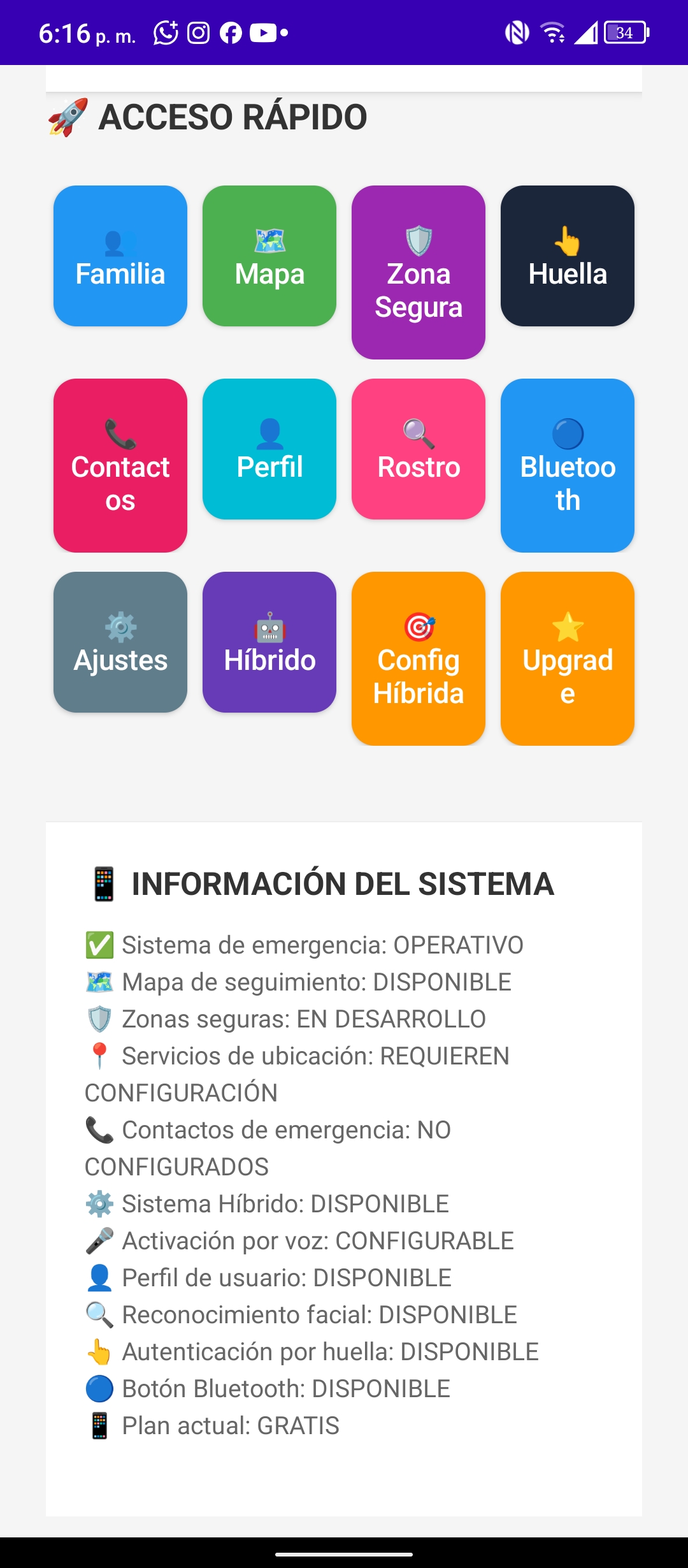 Vista Previa Seguridad Familiar Pro